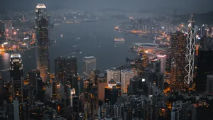 不夜城香港夜景图片_7