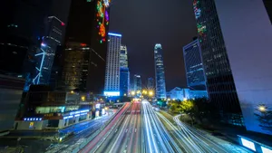 不夜城香港夜景图片_9