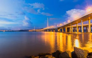 深圳湾风景图片壁纸