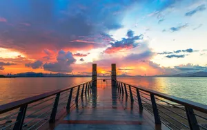 深圳湾风景图片壁纸_2