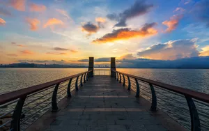 深圳湾风景图片壁纸_6