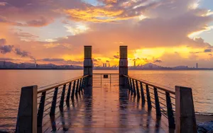深圳湾风景图片壁纸_7