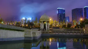 辽宁大连东港夜景图片_4