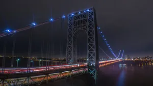 桥梁大桥夜景图片_8