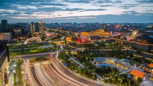 西安城市夜景图片_7