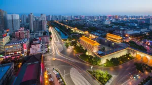 西安城市夜景图片_9