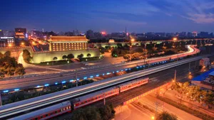 西安城市夜景图片_11