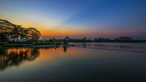 广东东莞松山湖风光壁纸_4