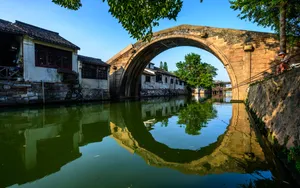浙江湖州南浔古镇风景壁纸_6