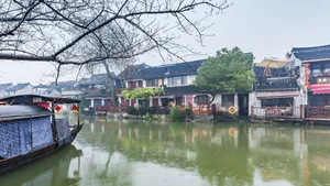 烟雨西塘古镇壁纸_3