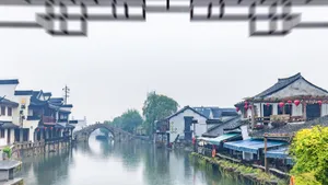 烟雨西塘古镇壁纸_6