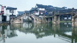 烟雨西塘古镇壁纸_8