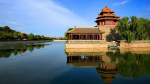 唯美紫禁城角楼风景壁纸_7