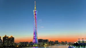 广州塔小蛮腰夜景图片_5