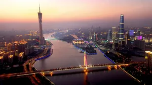 广州塔小蛮腰夜景图片_7