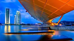 璀璨城市灯光夜景图片_16