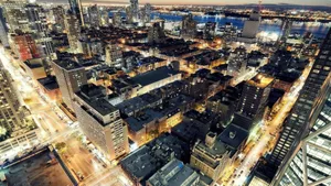 璀璨城市灯光夜景图片_18