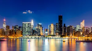 曼哈顿夜景风光壁纸