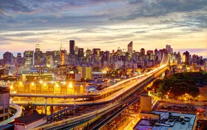 曼哈顿夜景风光壁纸_3