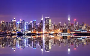 曼哈顿夜景风光壁纸_7