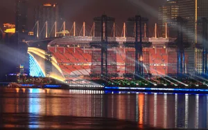 广州亚运村夜景图片_3
