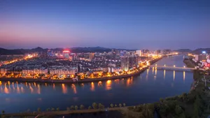 新安江夜景风景壁纸_14