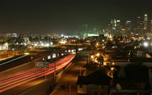 天使之城洛杉矶夜景壁纸_16