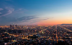 天使之城洛杉矶夜景壁纸_18
