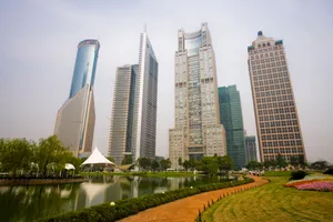 上海浦东高楼风景_8