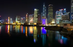 维多利亚港夜景桌面壁纸 第二辑_2