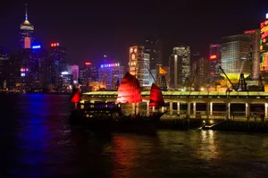 维多利亚港夜景桌面壁纸 第二辑_5