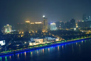 珠江夜景桌面壁纸_9