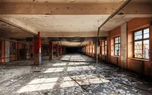 遗忘的城市破旧建筑_9