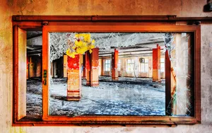 遗忘的城市破旧建筑_18