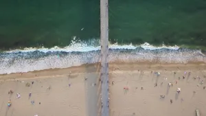 优美的大海海滩风景_10