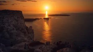 唯美的夕阳风景图片_8