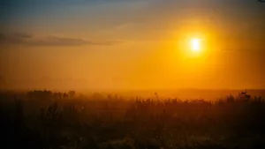 唯美的夕阳风景图片_10
