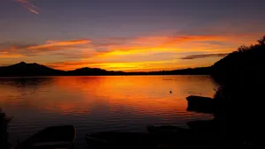 唯美的夕阳风景图片_12