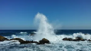 高清大海浪花图片_9