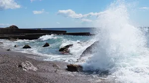 高清大海浪花图片_10