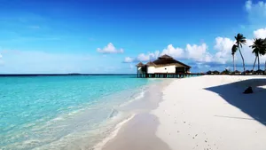 马尔代夫海边风景图片_7
