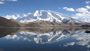 寒冷的雪山图片大全_9