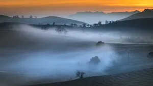 唯美乡村田园风景图片_4