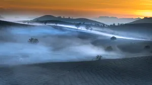 唯美乡村田园风景图片_5