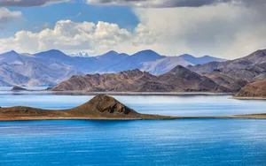 羊湖风景图片_4