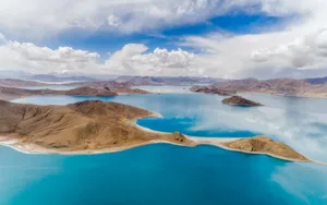 羊湖风景图片_5