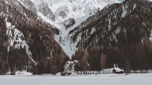 山区雪山雪景图片_7
