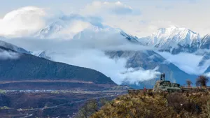 西藏林芝雪山图片_9