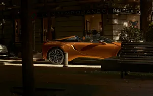 BMW i8 敞篷跑车图片壁纸_5