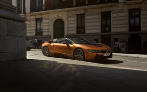 BMW i8 敞篷跑车图片壁纸_7